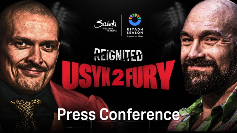 What time is the Oleksandr Usyk vs. Tyson Fury 2 Press Conference 