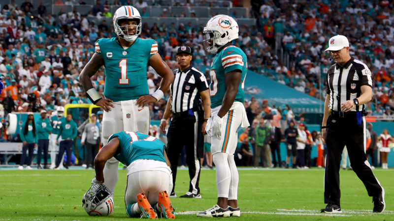 Jaylen Waddle, lesionado: qué le pasa, qué lesión tiene, cuánto tiempo estará de baja y qué partidos se perderá con Miami Dolphins en la NFL