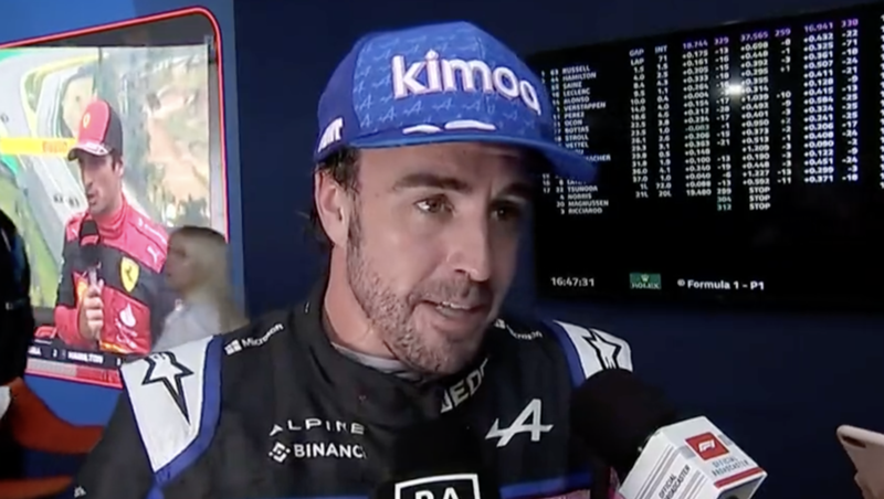 Fernando Alonso bromea tras terminar quinto en el GP de Brasil: "Hoy no nos hemos chocado..."