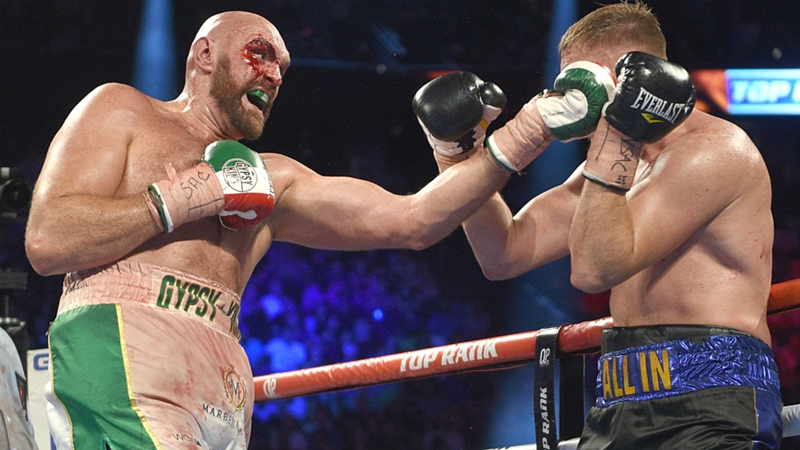 Tyson Fury battles through severe cut to defeat Otto Wallin, move closer to possible Deontay Wiler rematch