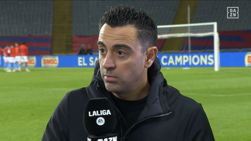 Xavi se defiende en DAZN tras la derrota ante el Girona: "Es un Barcelona en construcción y a veces hay que dar un paso atrás"