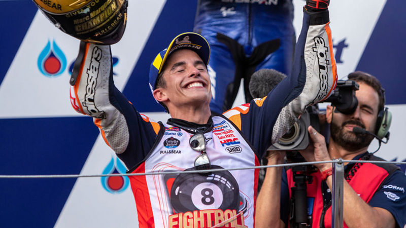 Marc Márquez y el bonito recuerdo de su último Mundial de MotoGP en Tailandia: 'Estaba en el prime, sin lesiones y al 100% físicamente'