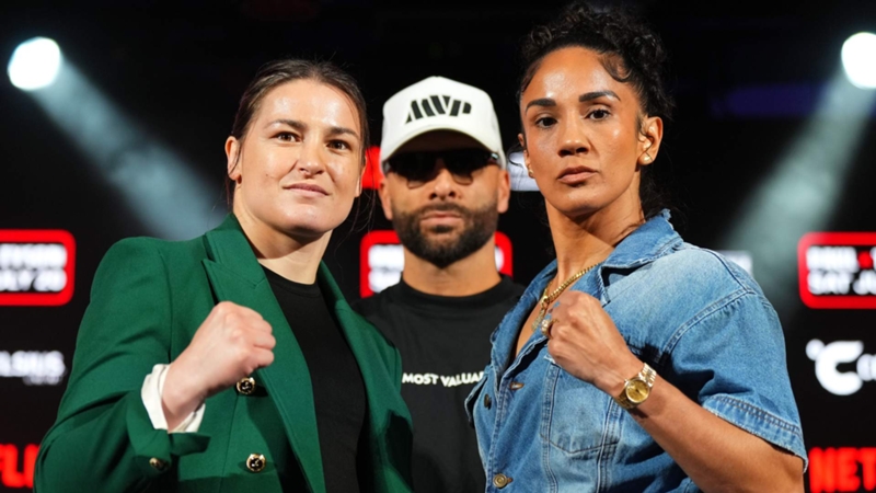 What time is Katie Taylor vs. Amanda Serrano tonight? Date, start time
