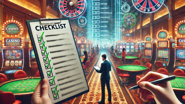 Alt text 	Roulette, dadi, carte e scritta “Migliori casinò online”