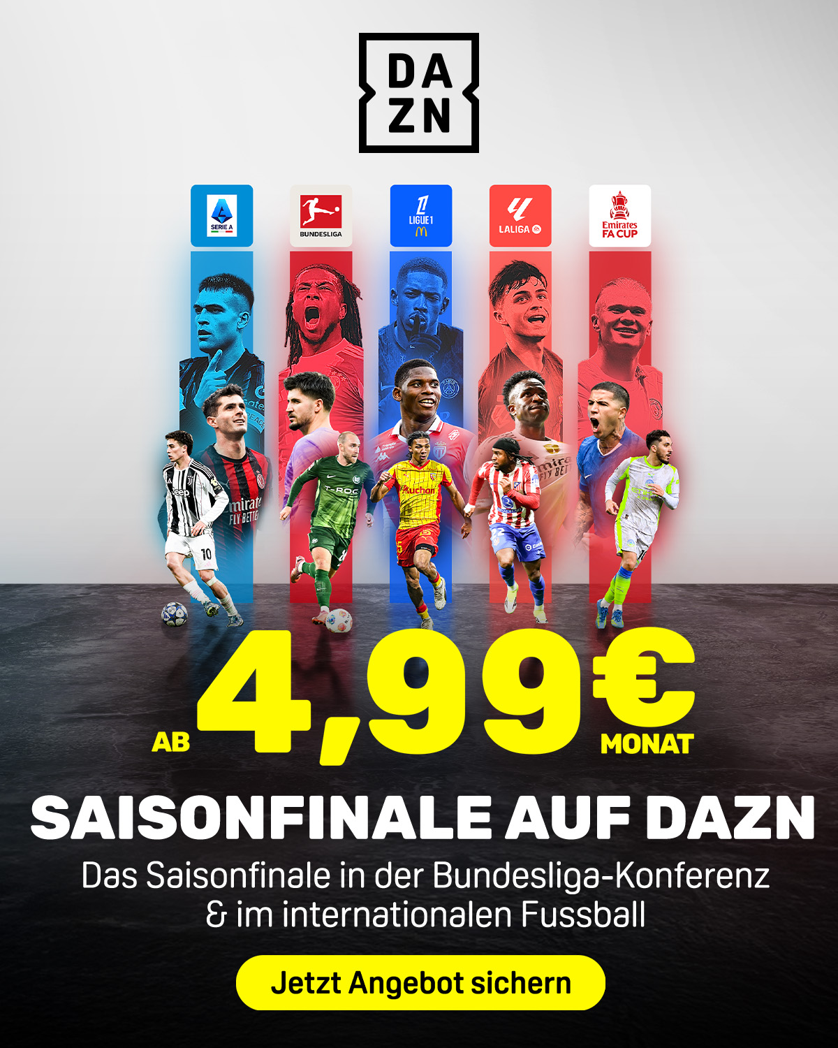 Banner Bundesliga Saisonfinale 4,99 Euro