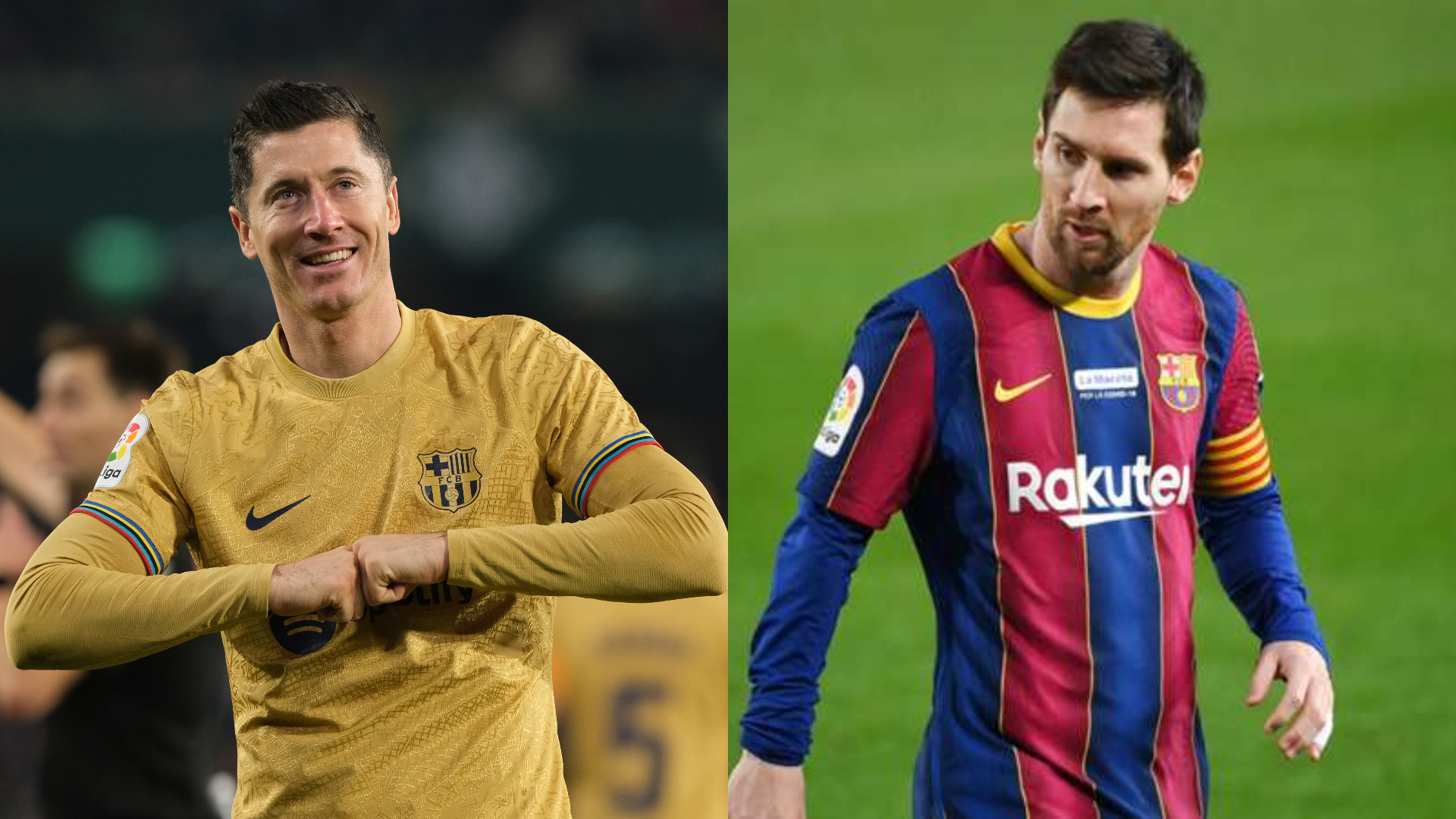 Robert Lewandowski, Leo Messi, FC Barcelona