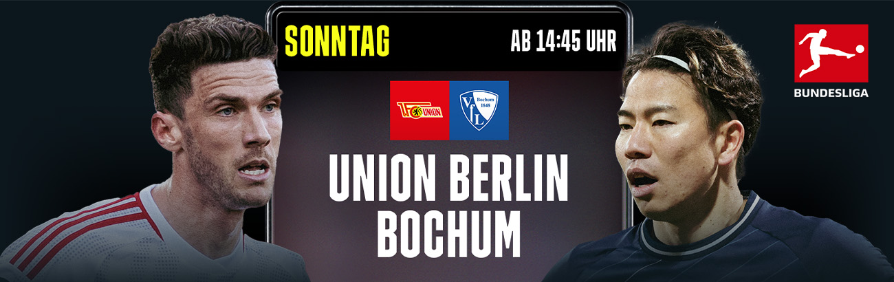 Union Berlin VfL Bochum Bundesliga DAZN Banner