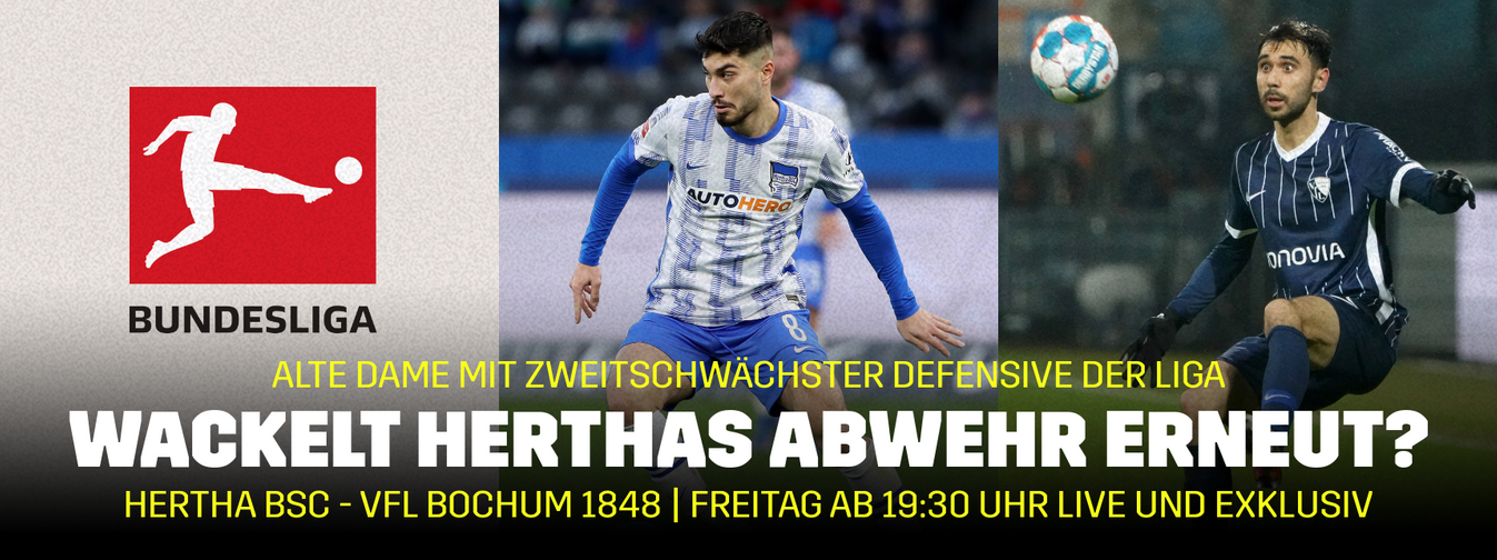 Bundesliga Banner DAZN Hertha BSC VfL Bochum