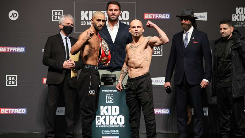 Kid Galahad misses weight while Terri Harper and Alycia Baumgardner engage in a heated face off