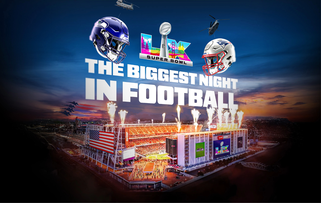 Super Bowl LX graphic