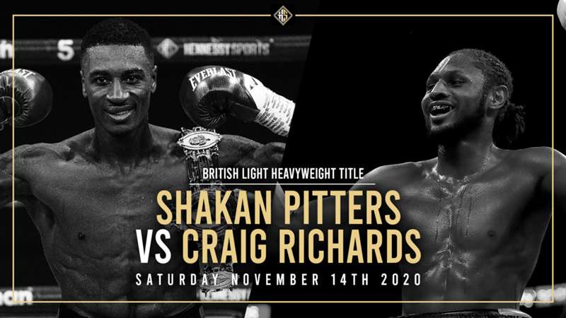 Shakan Pitters vs. Craig Richards confirmed for Nov. 14