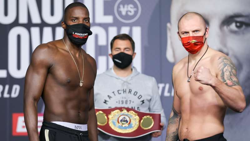 Lawrence Okolie greatly outweighs Krzysztof Glowacki ahead of WBO cruiserweight title clash