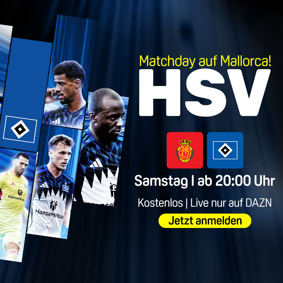 Mallorca HSV Hamburger SV Testspiel Banner