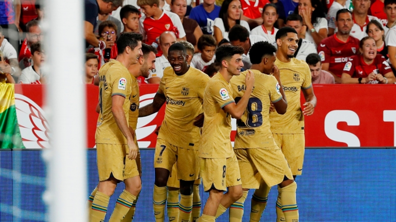 Vídeo del Sevilla vs Barcelona: goles, resumen y highlights del partido de LaLiga 2022-2023