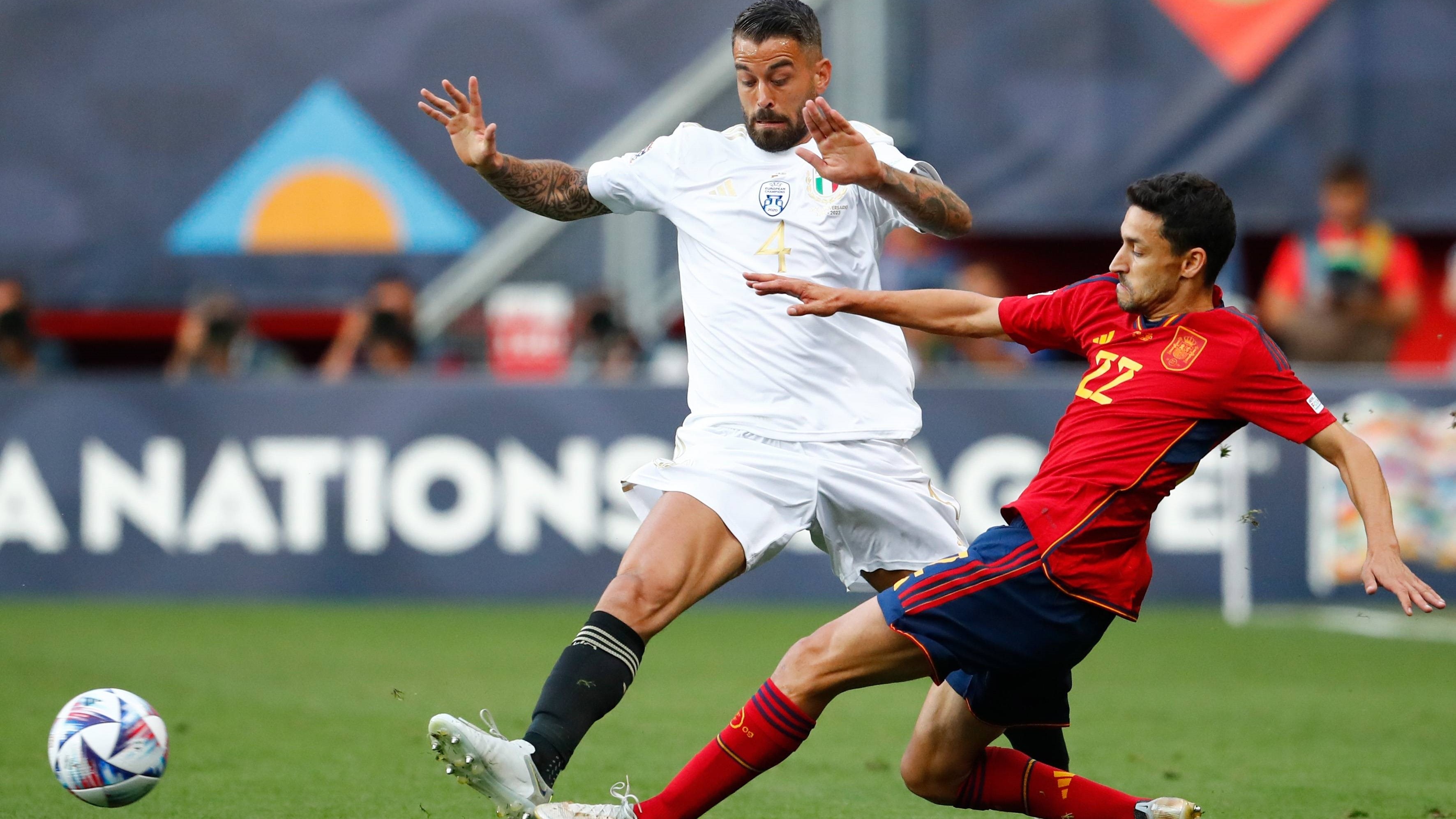 Italia Spagna Nations League 2023 Spinazzola