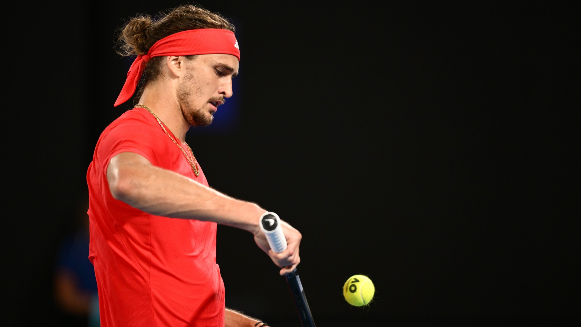 Alexander Zverev 2025 Australian Open Tennis Melbourne Park 12012025