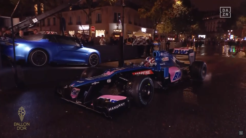 Esteban Ocon y Alpine volvieron a entregar el Balón de Oro... aunque esta vez sin Fernando Alonso