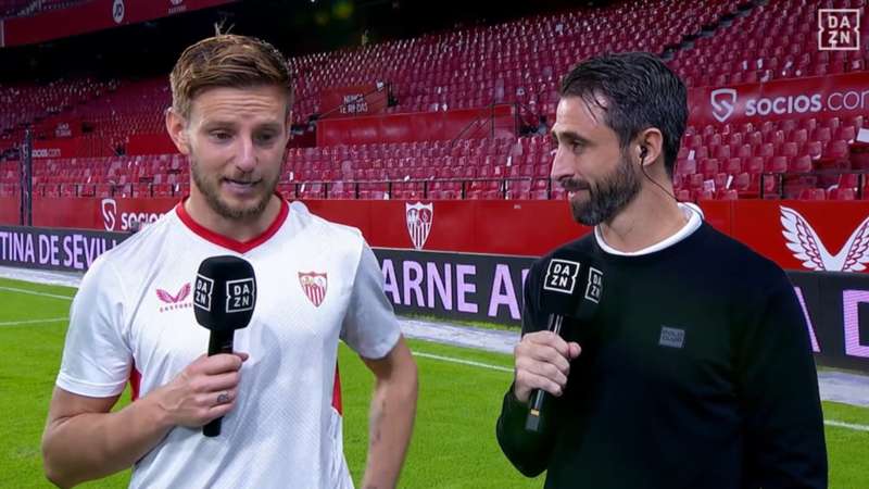 Nico Pareja y su divertido troleo a Ivan Rakitic en DAZN después del Sevilla vs Betis: "Tuve que llegar yo para que empiece a pegarle bien a la pelota"