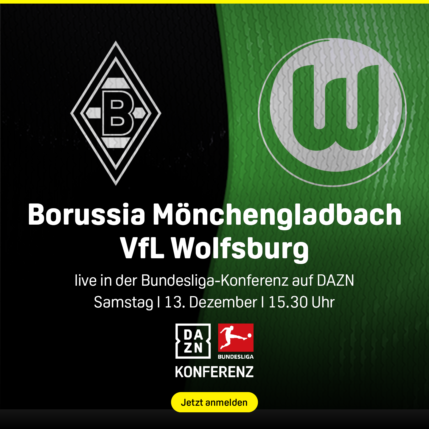 Borussia Mönchengladbach VfL WolfsburgBundesliga