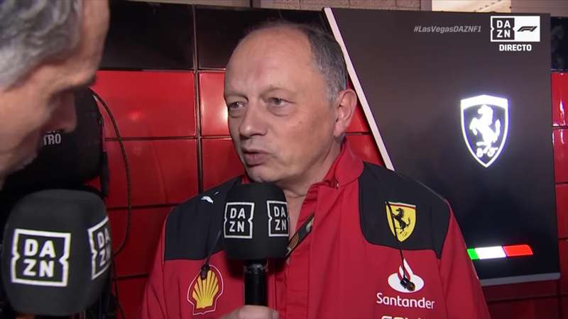 Fred Vasseur, sobre la sanción de la FIA a Carlos Sainz en el GP de Las Vegas 2023: "Es completamente injusto"