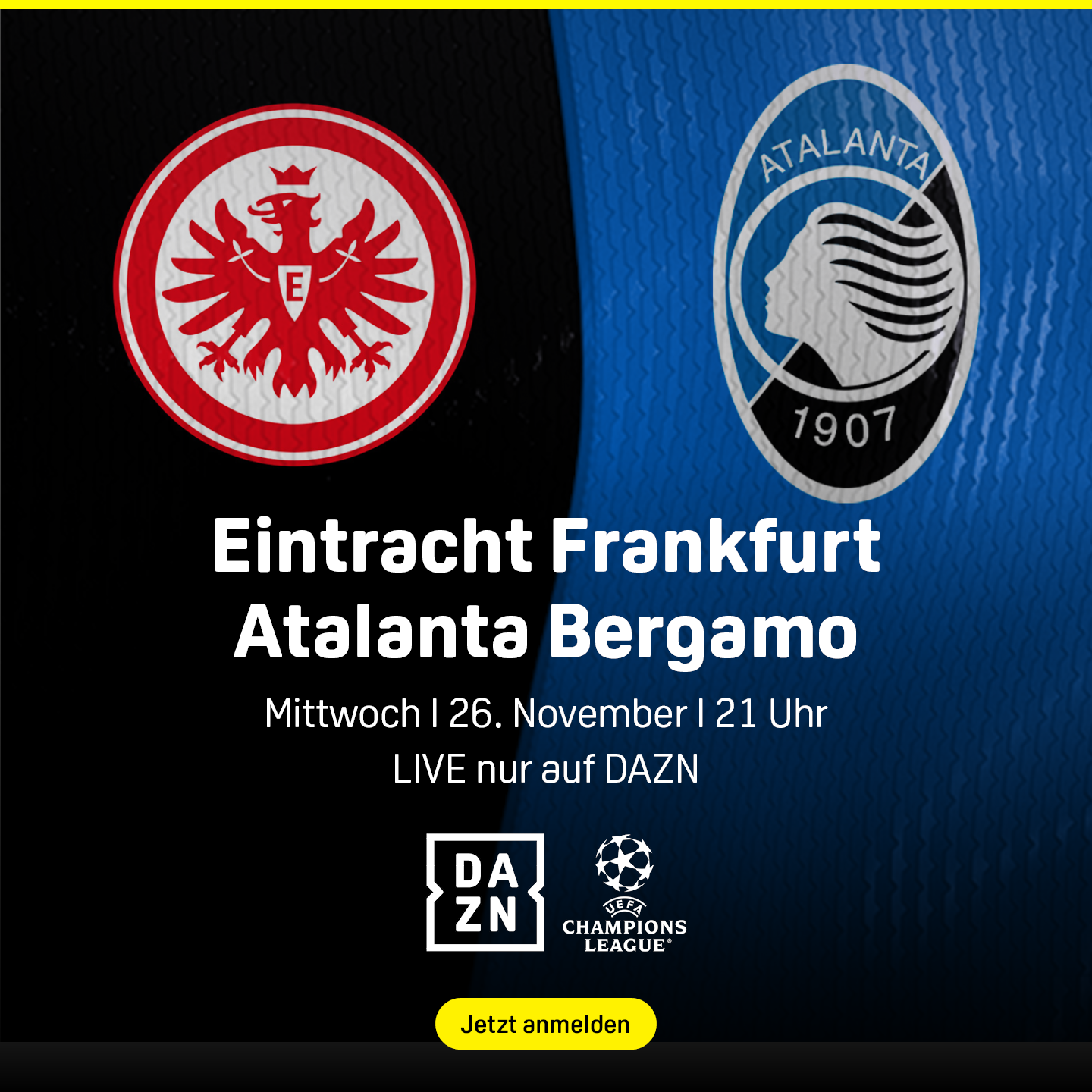 Eintracht Frankfurt Atalanta Bergamo UEFA Champions League