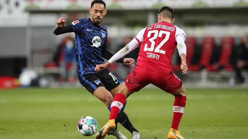ONLY GER Hertha BSC Berlin SC Freiburg Matheus Cunha Vincenzo Grifo Bundesliga 20122021