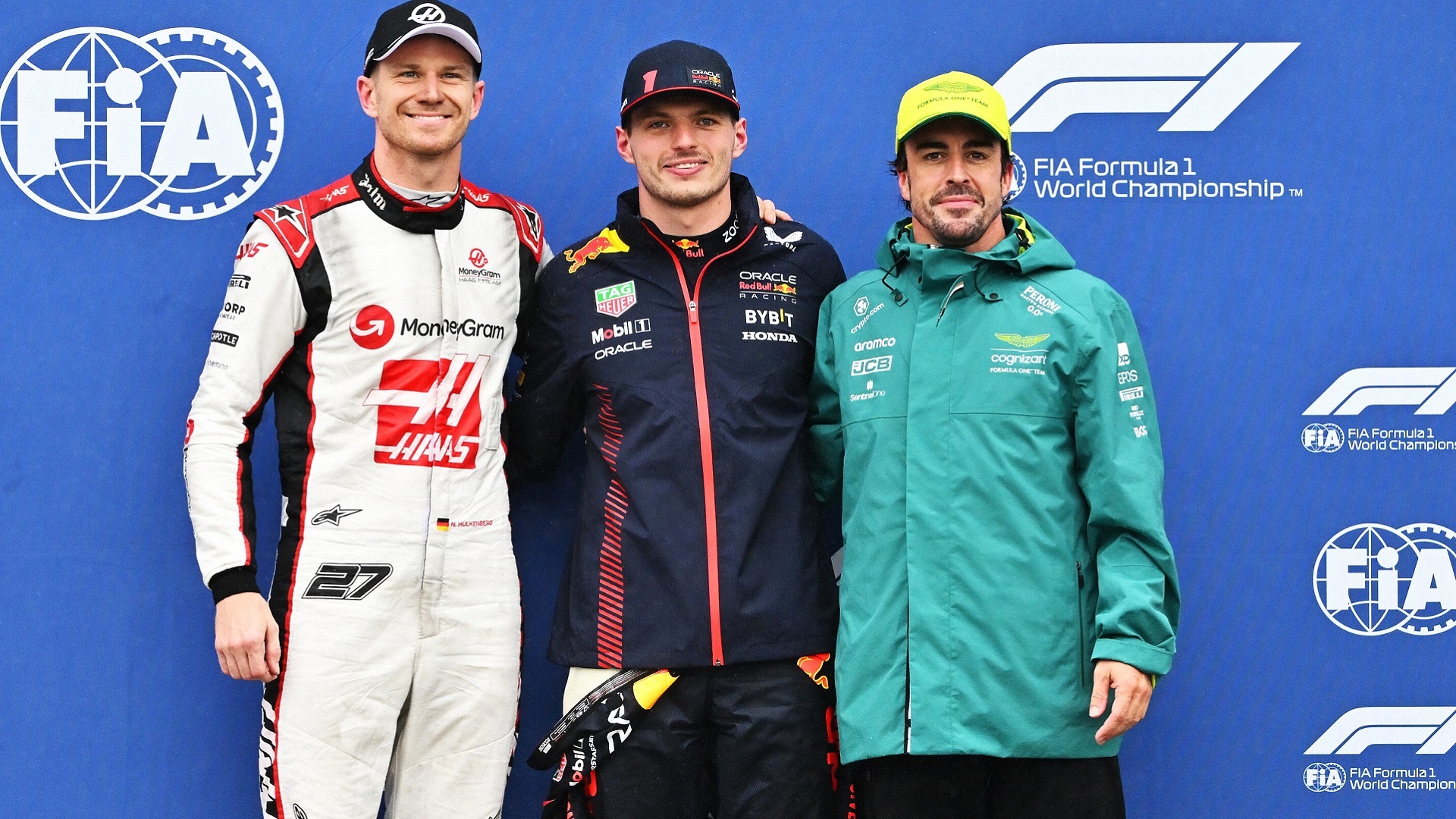 2023-06-17 Verstappen Hulkenberg Alonso F1 Formula 1