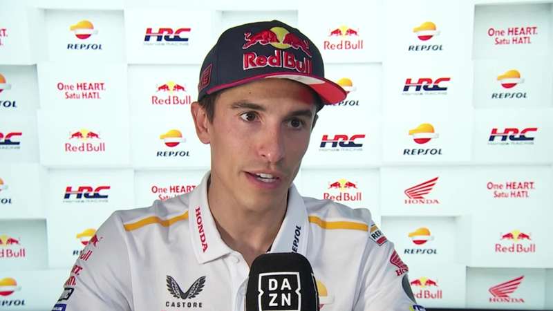 Marc Márquez habla en DAZN sobre el famoso chasis de Kalex, aunque señala que "el problema de Honda sigue estando ahí"