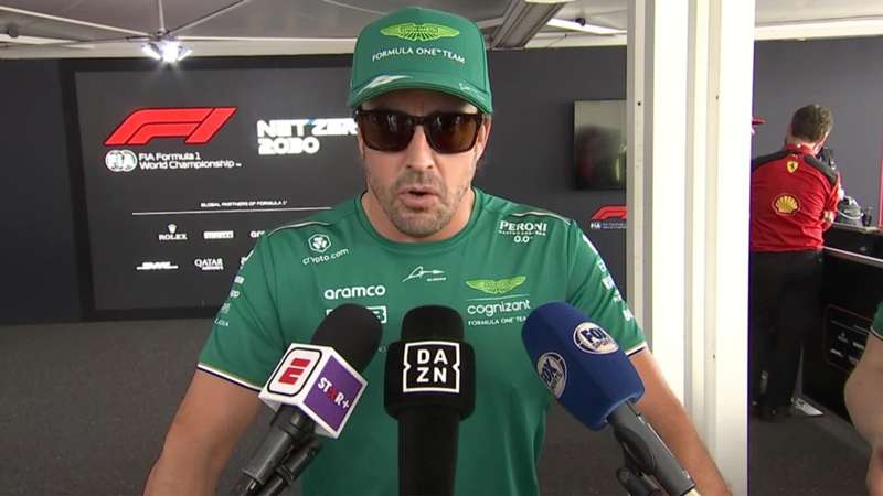 Fernando Alonso confirma en DAZN el motivo por el que Aston Martin no fue competitivo en el GP Singapur F1