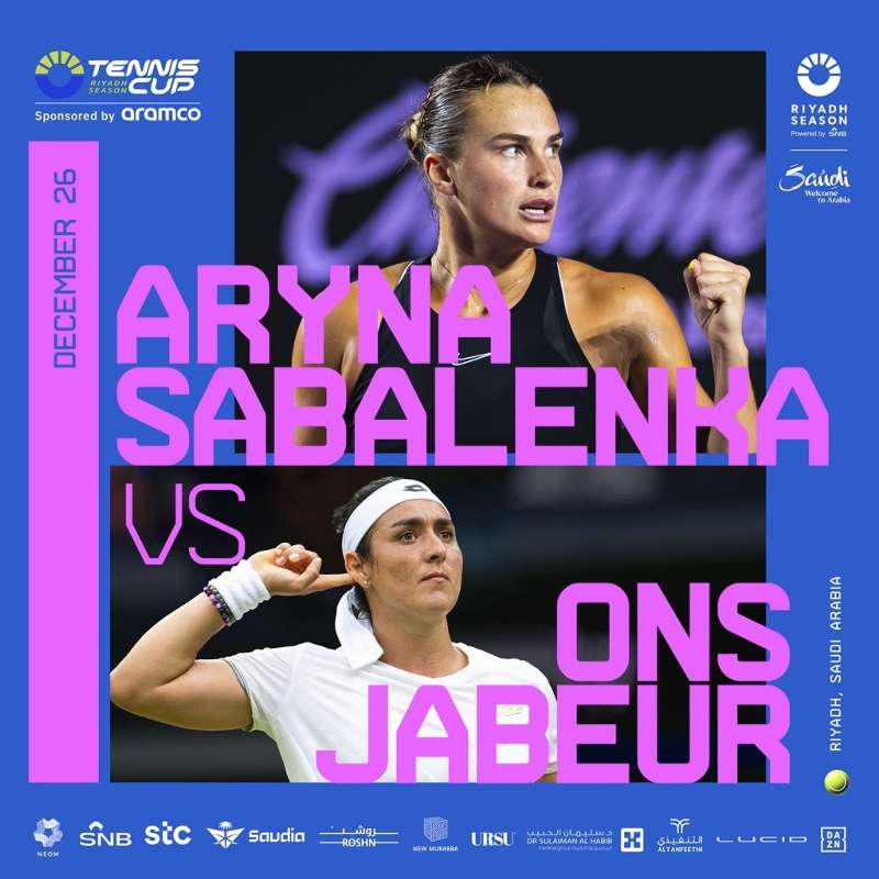 Aryna Sabalenka vs Ons Jabeur en la Tennis Cup: fecha, hora, canal, TV y dónde ver online el partido de tenis