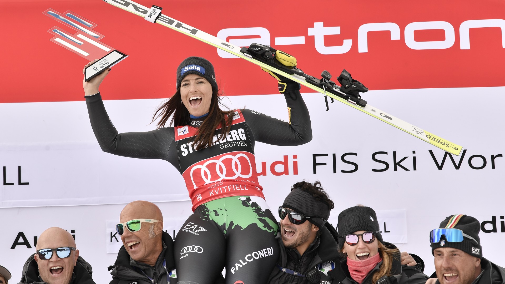 Coppa del Mondo di sci alpino 2023, Elena Curtoni vince il SuperG di Kvitfjell