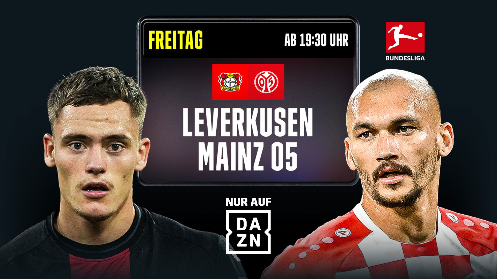 Bayer Leverkusen Mainz 05 Bundesliga DAZN 22022024