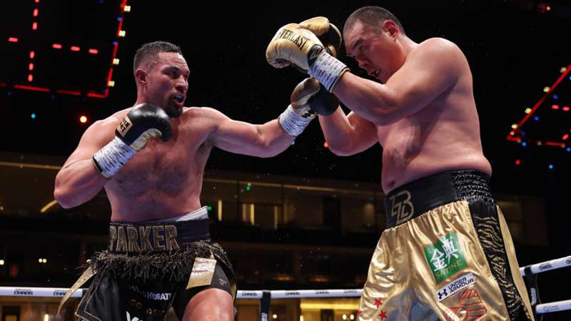 Joseph Parker outpoints Zhilei Zhang despite being knocked down twice