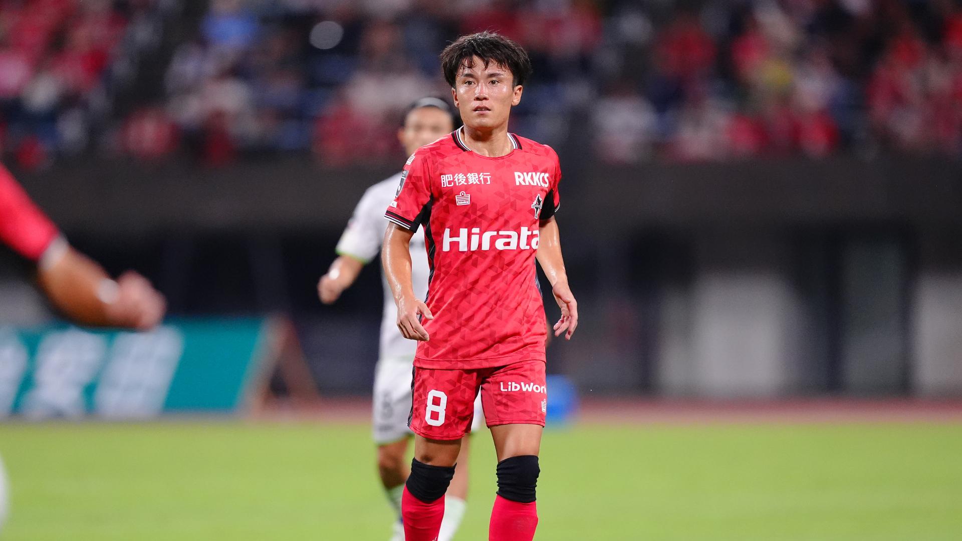 J2熊本に痛手！リーグ戦全試合に先発していたMF上村周平が負傷で加療4