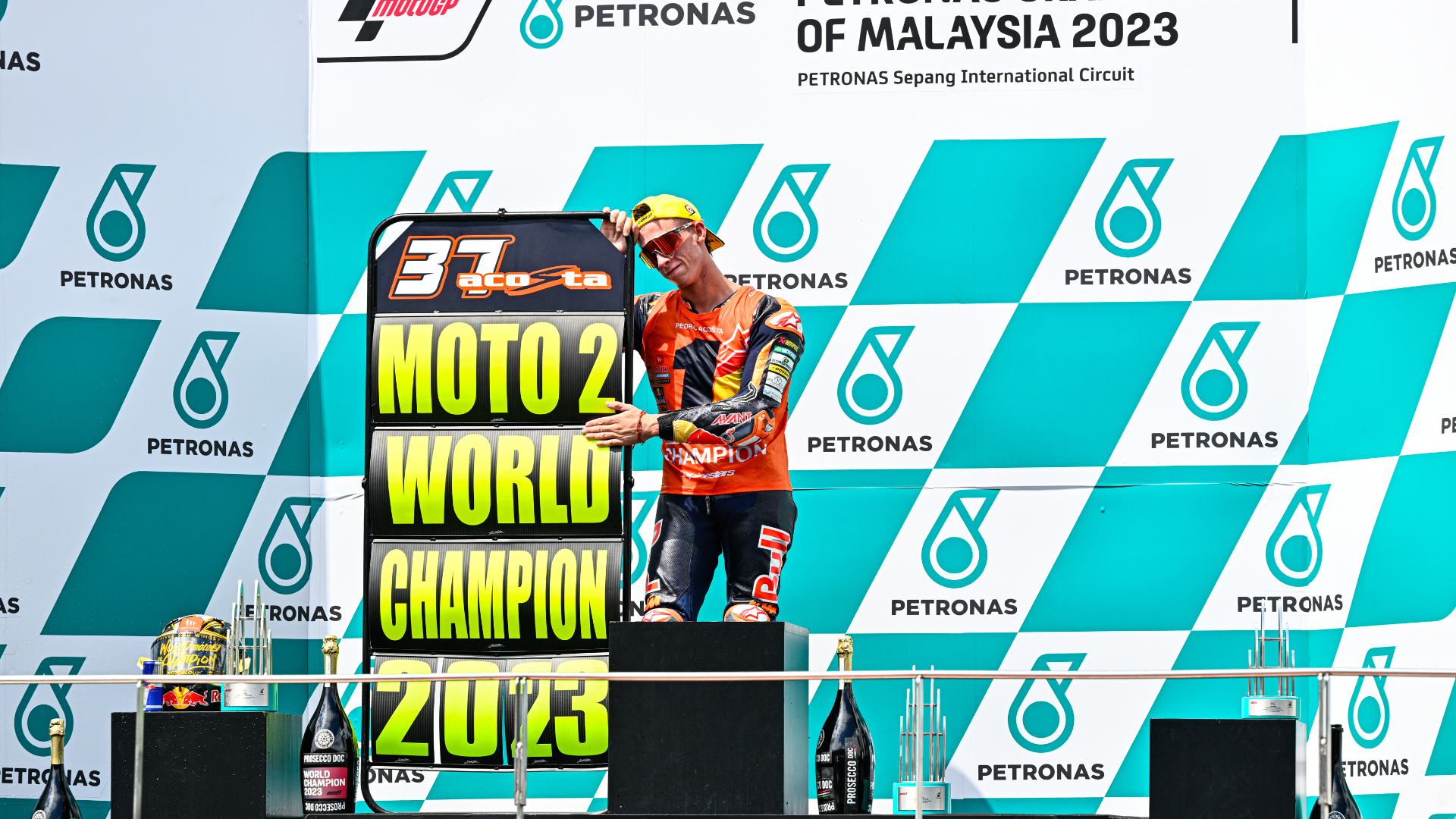 Pedro Acosta campeón del mundo Moto2 GP Malasia 2023