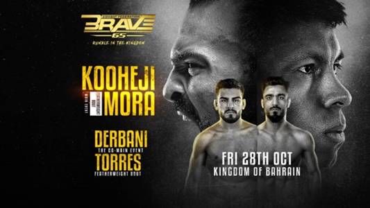 Kedy je dnes večer Hamza Kooheji vs Eduardo Moura?  Ringwalks, bežiaci príkaz, beh, ako sa pozerať na Brave CF 65