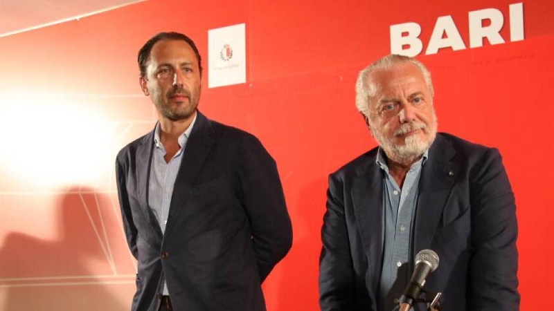 Bari, De Laurentiis rilancia: "Cedere? Dipende dalle offerte"