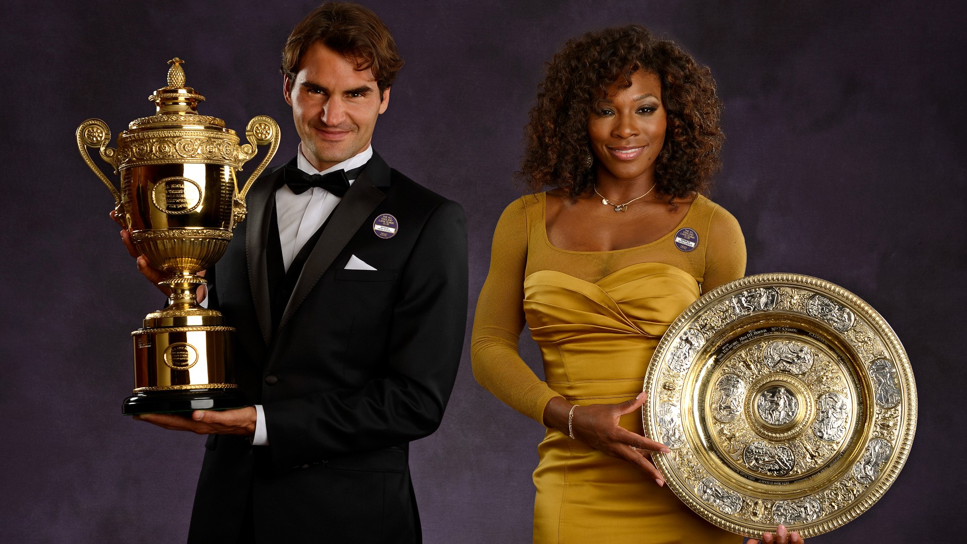 Wimbledon 2012, i campioni Roger Federer e Serena Williams