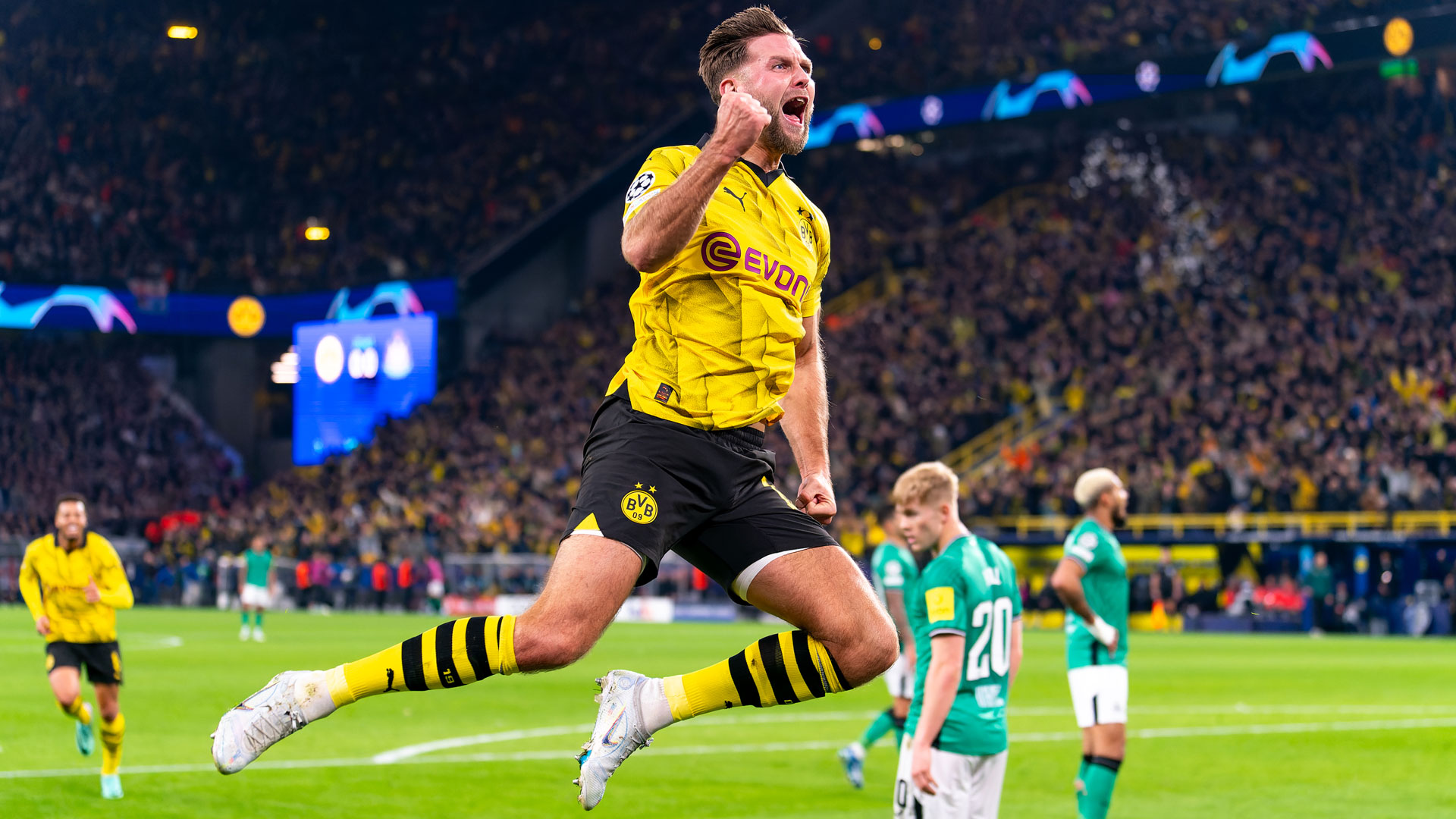 Niclas Füllkrug Borussia Dortmund BVB Champions League 07112023