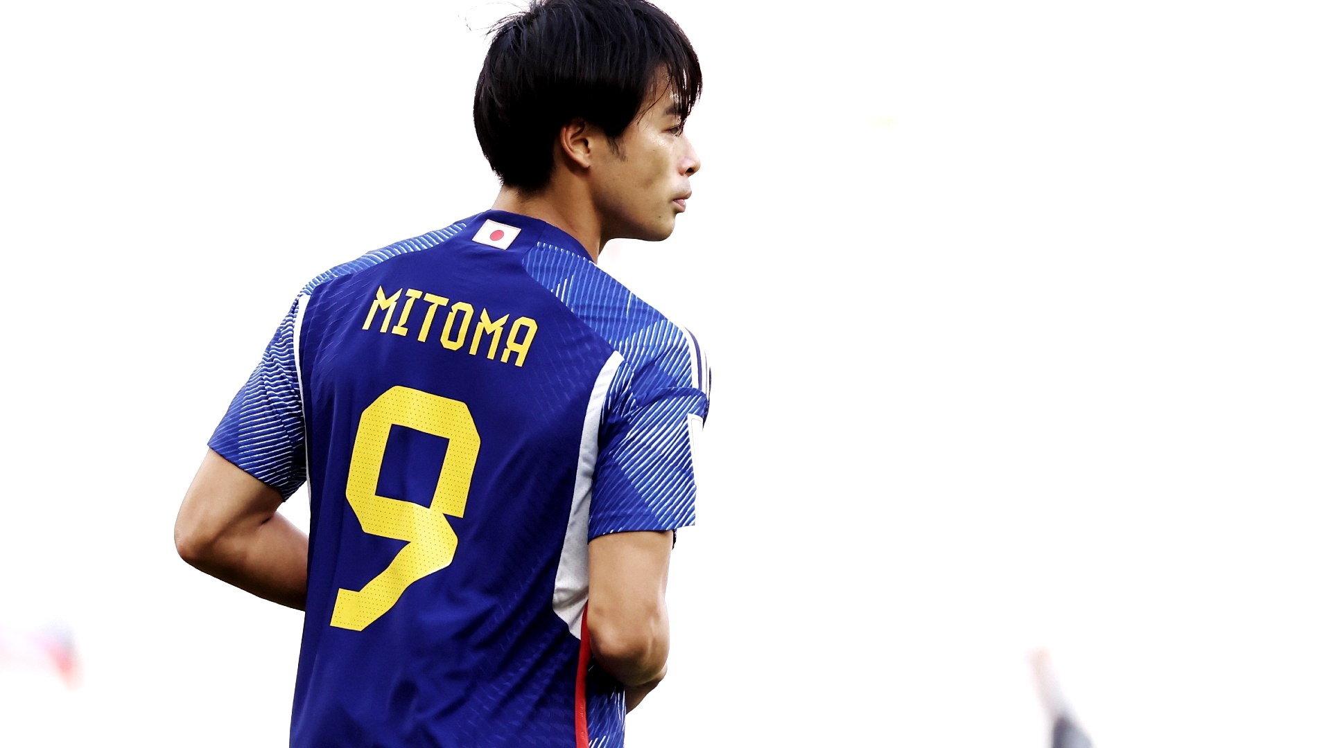 サッカー日本代表 ユニフォーム 9番三笘薫 想像を超えての 7333円