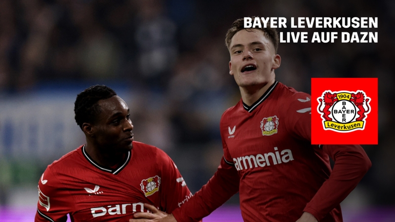 Bayer Leverkusen live: Diese Spiele laufen auf DAZN