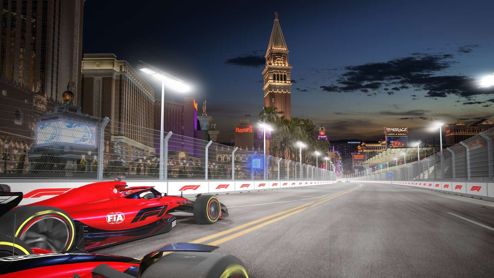 Las Vegas y su espectacular circuito de Fórmula 1 así es el increíble