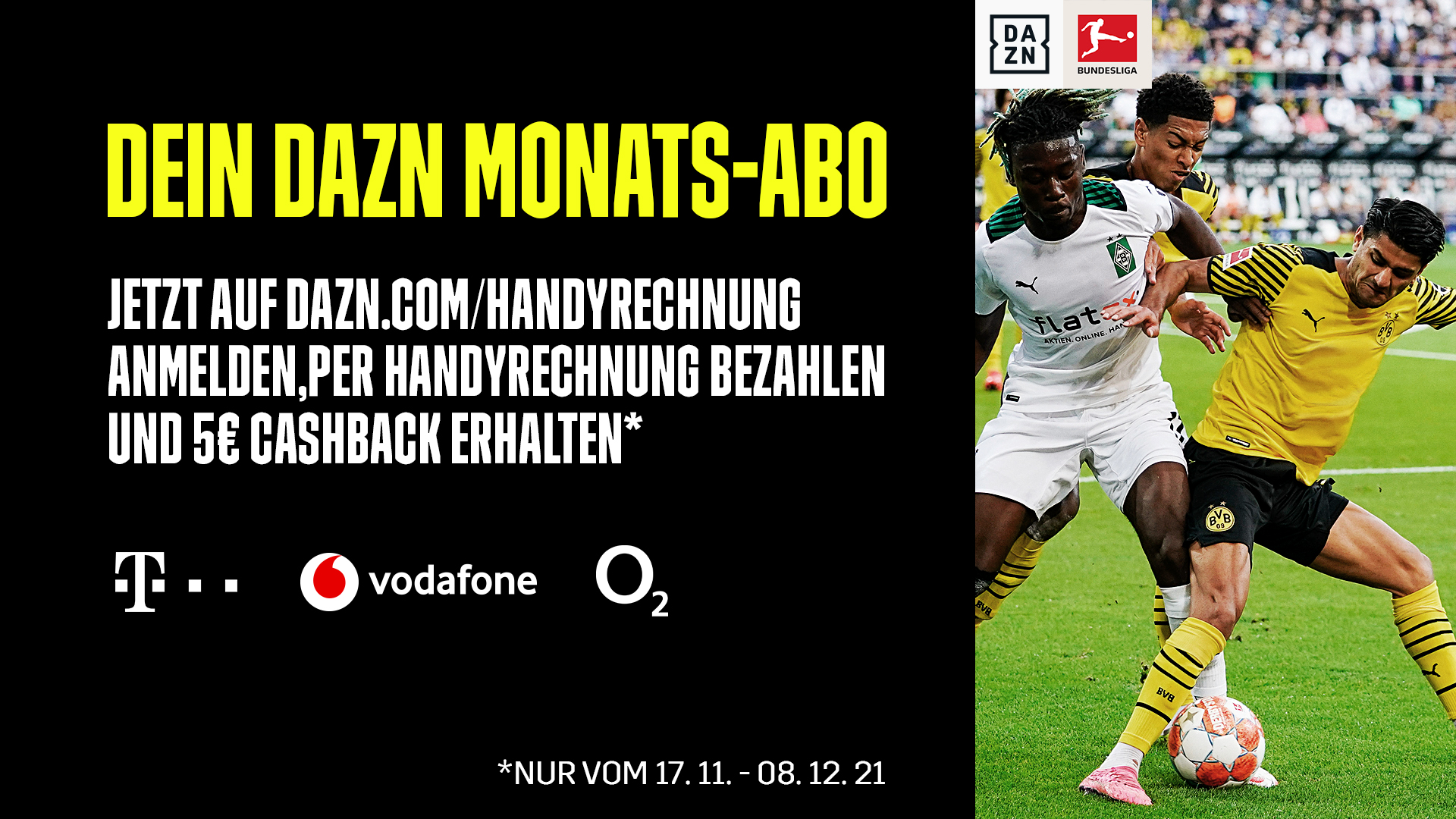 dazn mit der handyrechnung bezahlen und 5 euro cashback erhalten so funktioniert s dazn news deutschland