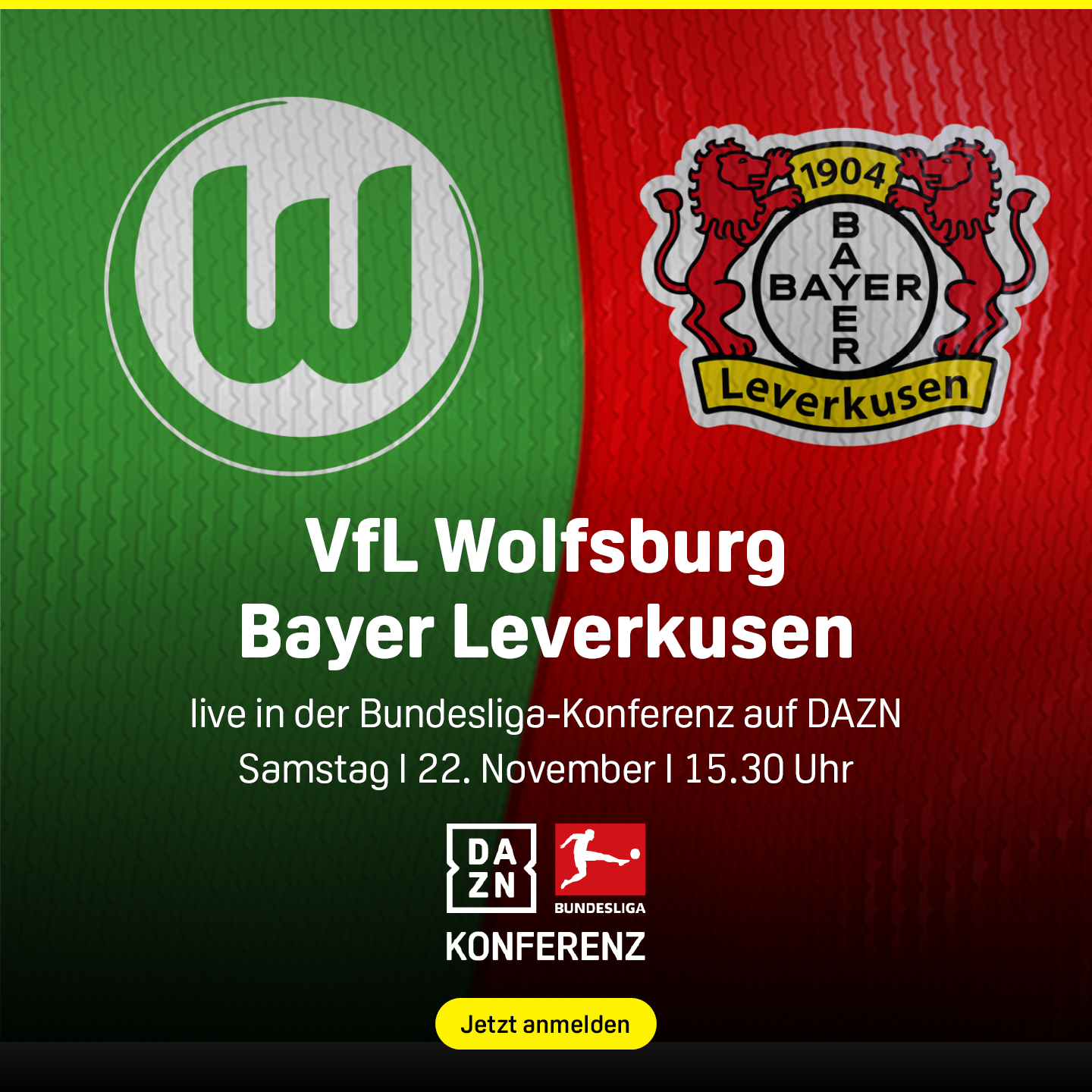 VfL Wolfsburg Bayer Leverkusen Bundesliga 11. Spieltag
