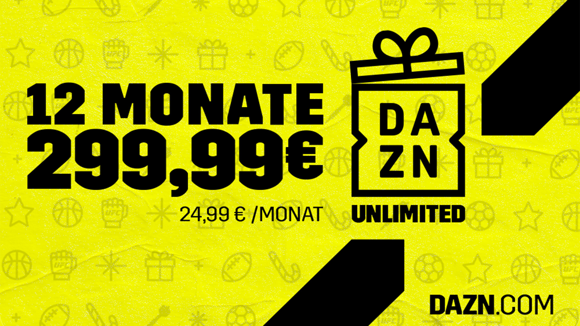 DAZN Gutschein Angebot Weihnachten 2023