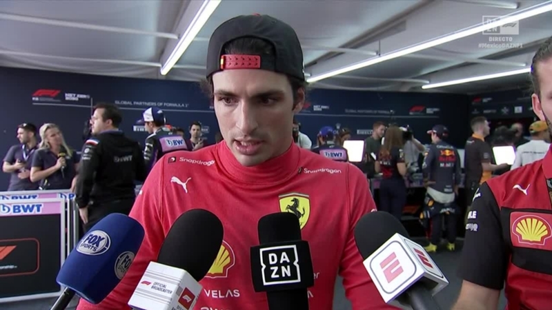 Carlos Sainz revela lo complicada que fue la clasificación en México: "He tenido muchos latigazos"