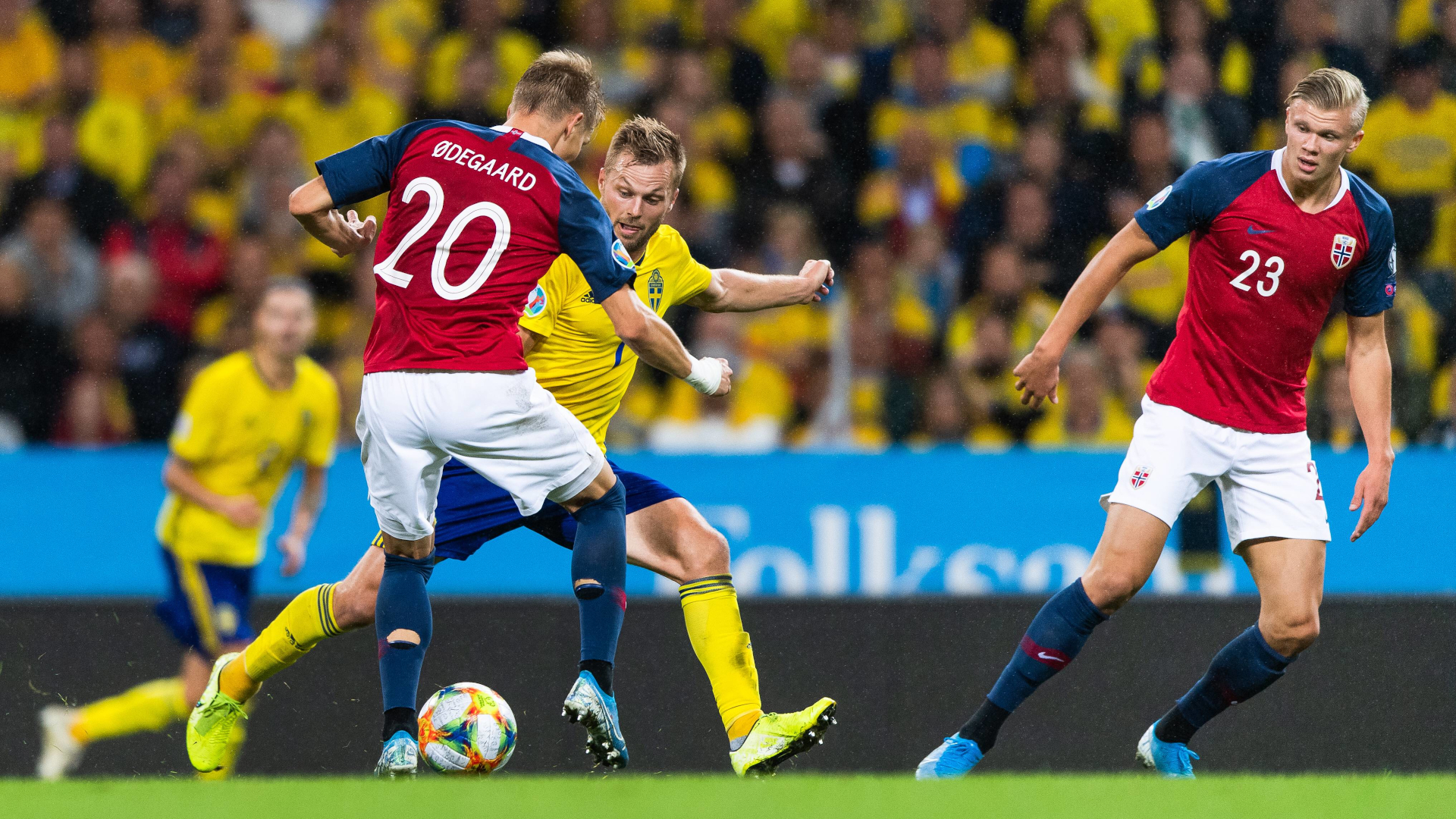 ONLY GERMANY Norwegen vs. Schweden Martin Odegaard Erling Haaland 08092019