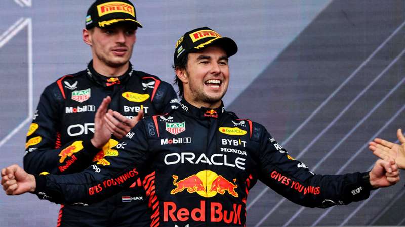 Red Bull vor Red Bull: Sergio Perez und Max Verstappen dominieren auch in Baku