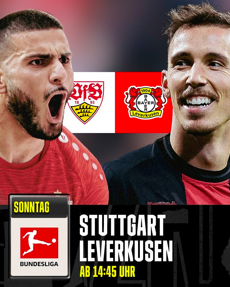 VfB Stuttgart Bayer Leverkusen Bundesliga Banner