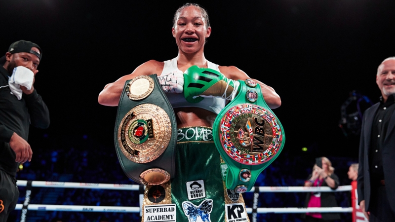 Alycia Baumgardner wants to face Katie Taylor next following win over Terri Harper